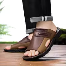 Block Slip-On Summer Sandals