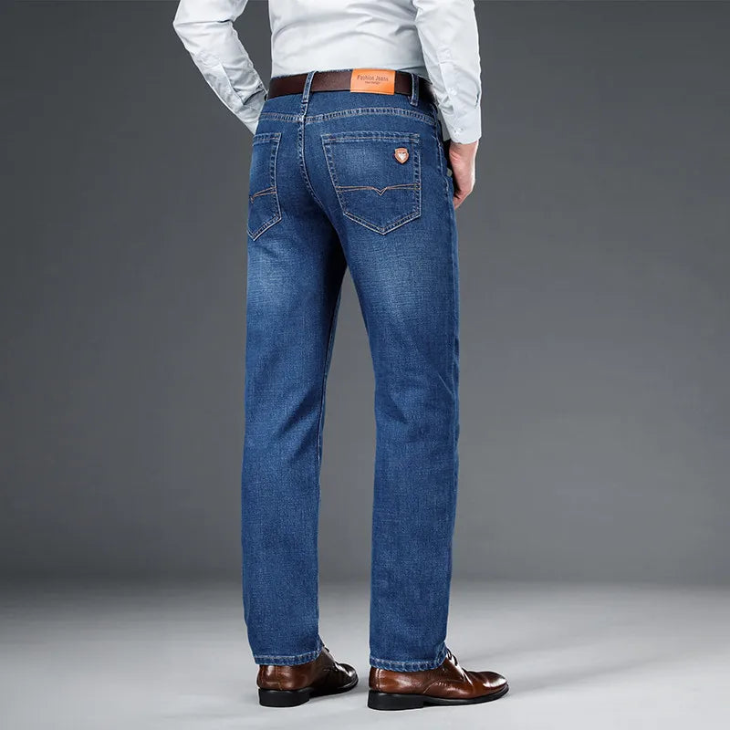 Casual Straight Stretch Jeans