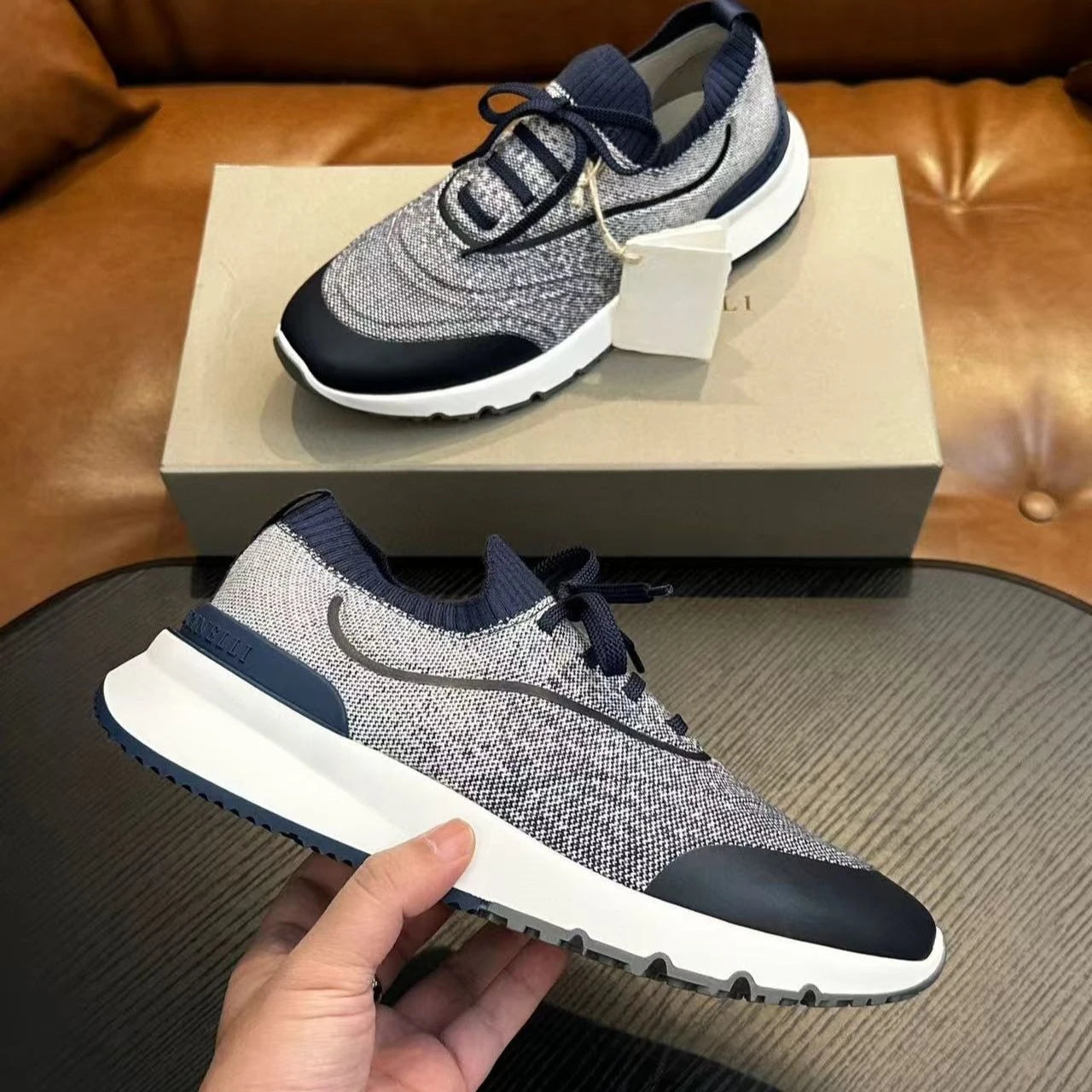 Men's Slip-On Knit Sneakers