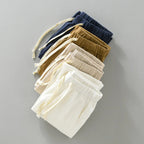 Linen Drawstring Casual Pants