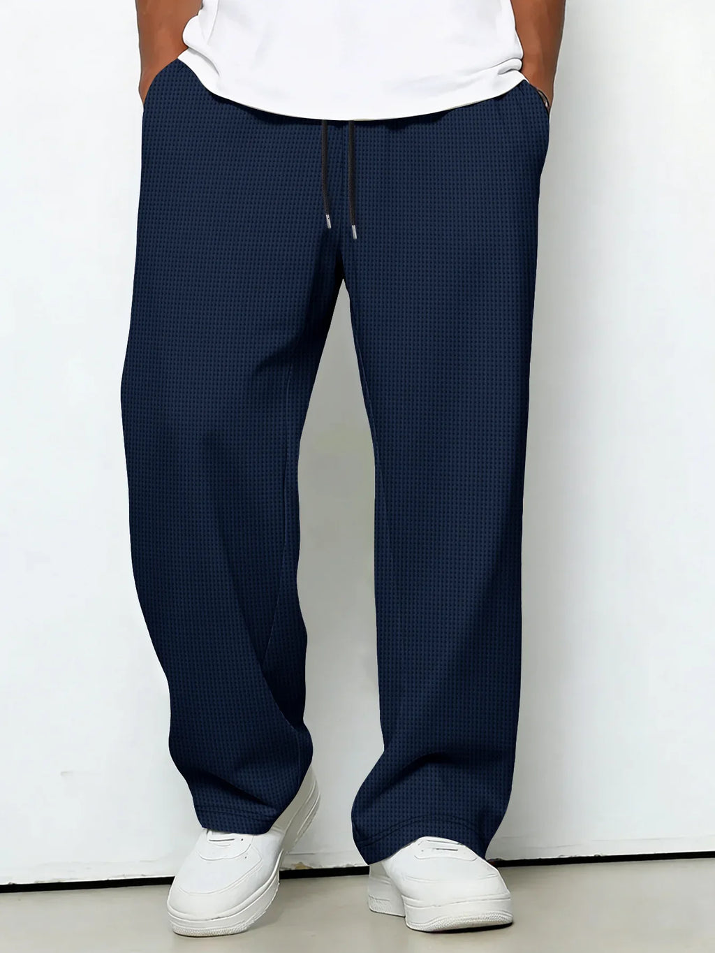 Straight Leg Casual Trousers