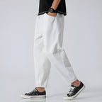 Urban Ease Cropped Cotton Pants