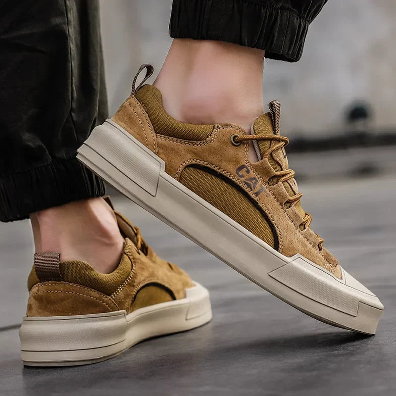 UrbanEdge Leather Sneakers
