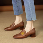 Elegant Thick Heel Shoes