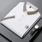 Elegant Dual Tone Polo Shirt