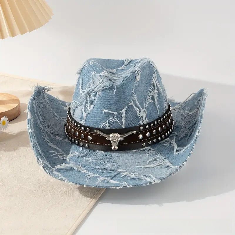 Rangler Denim Distressed Hat