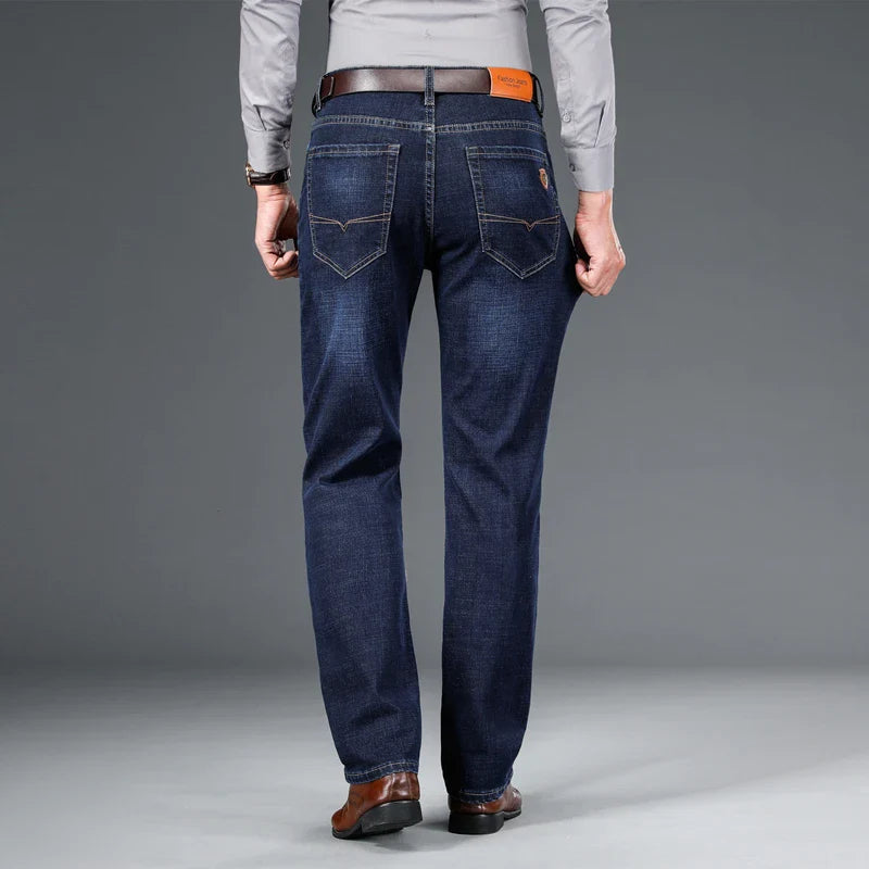 Casual Straight Stretch Jeans