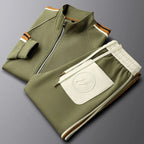 Stand-Collar Casual Sports Suit