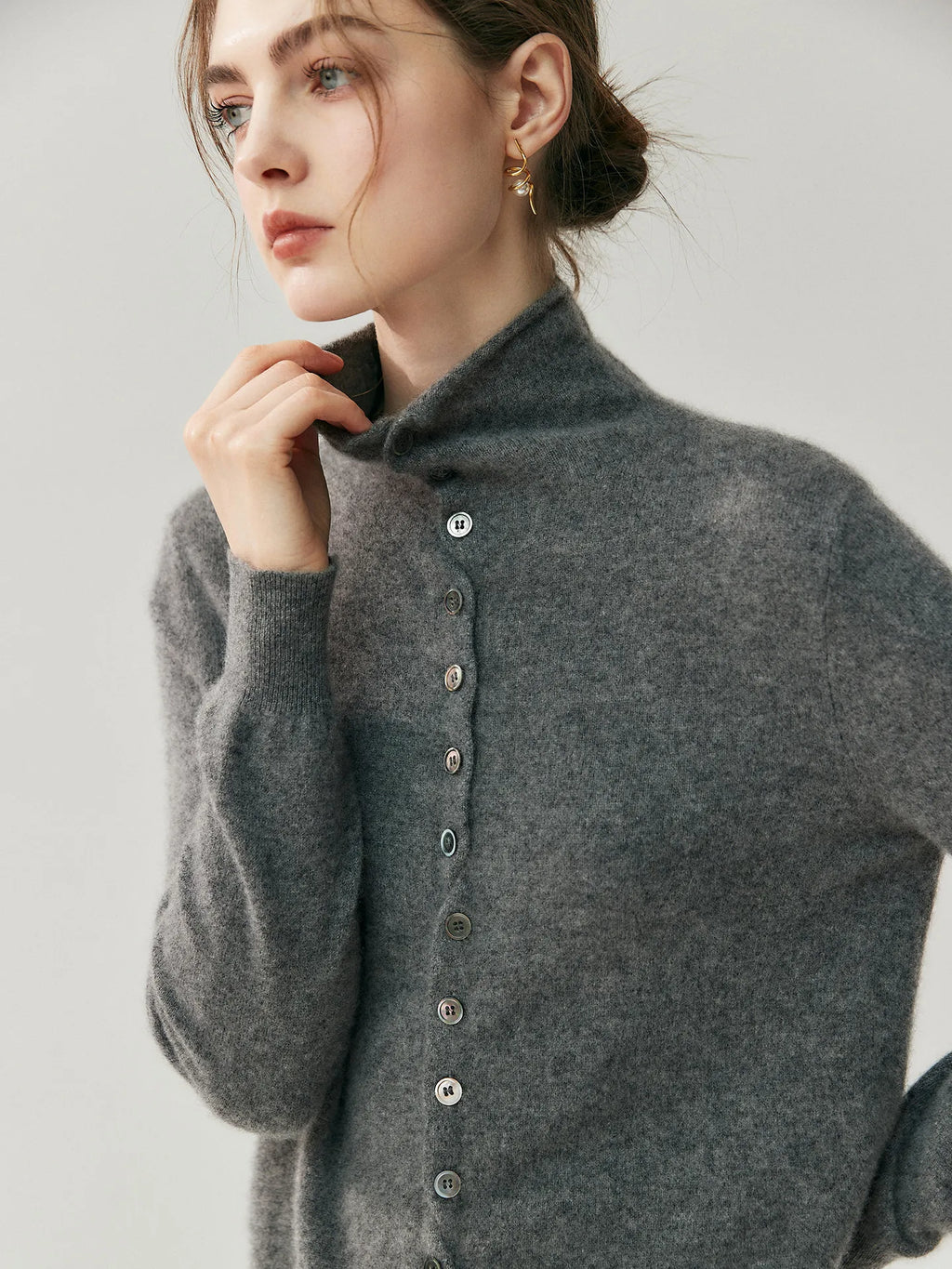 Fluffy Knit Sweater Coat