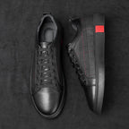 Plaid Panel Casual Sneakers