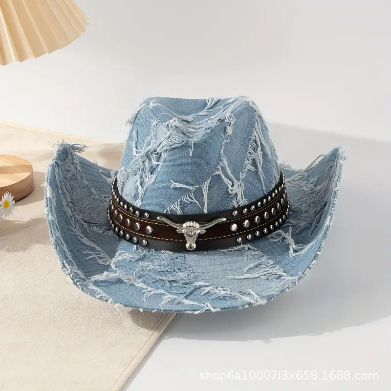 Rangler Denim Distressed Hat