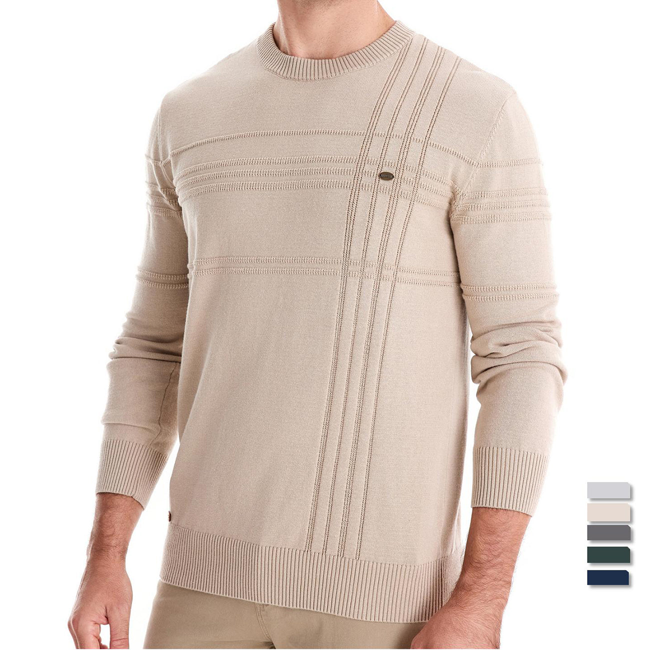 Men's Textured Sweater