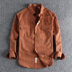 Cotton Cargo Shirt Jacket