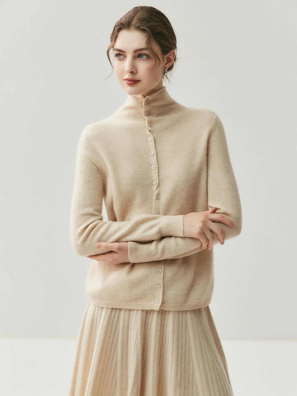 Fluffy Knit Sweater Coat