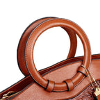 Luxury Croc-Embossed Leather Bag