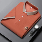 Elegant Dual Tone Polo Shirt