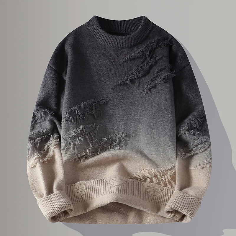 Classic O-Neck Knit Sweater