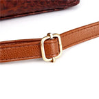 Luxury Croc-Embossed Leather Bag