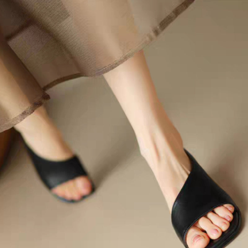 Block Heel Ankle Strap Sandals