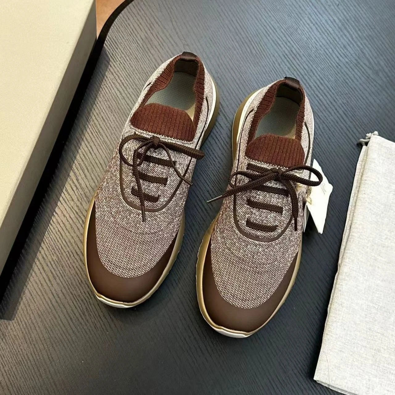Men's Slip-On Knit Sneakers