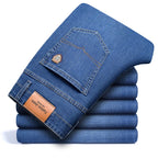 Casual Straight Stretch Jeans