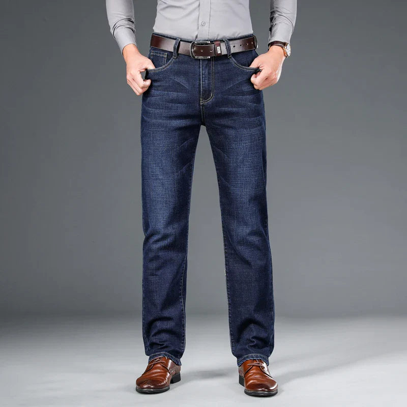 Casual Straight Stretch Jeans