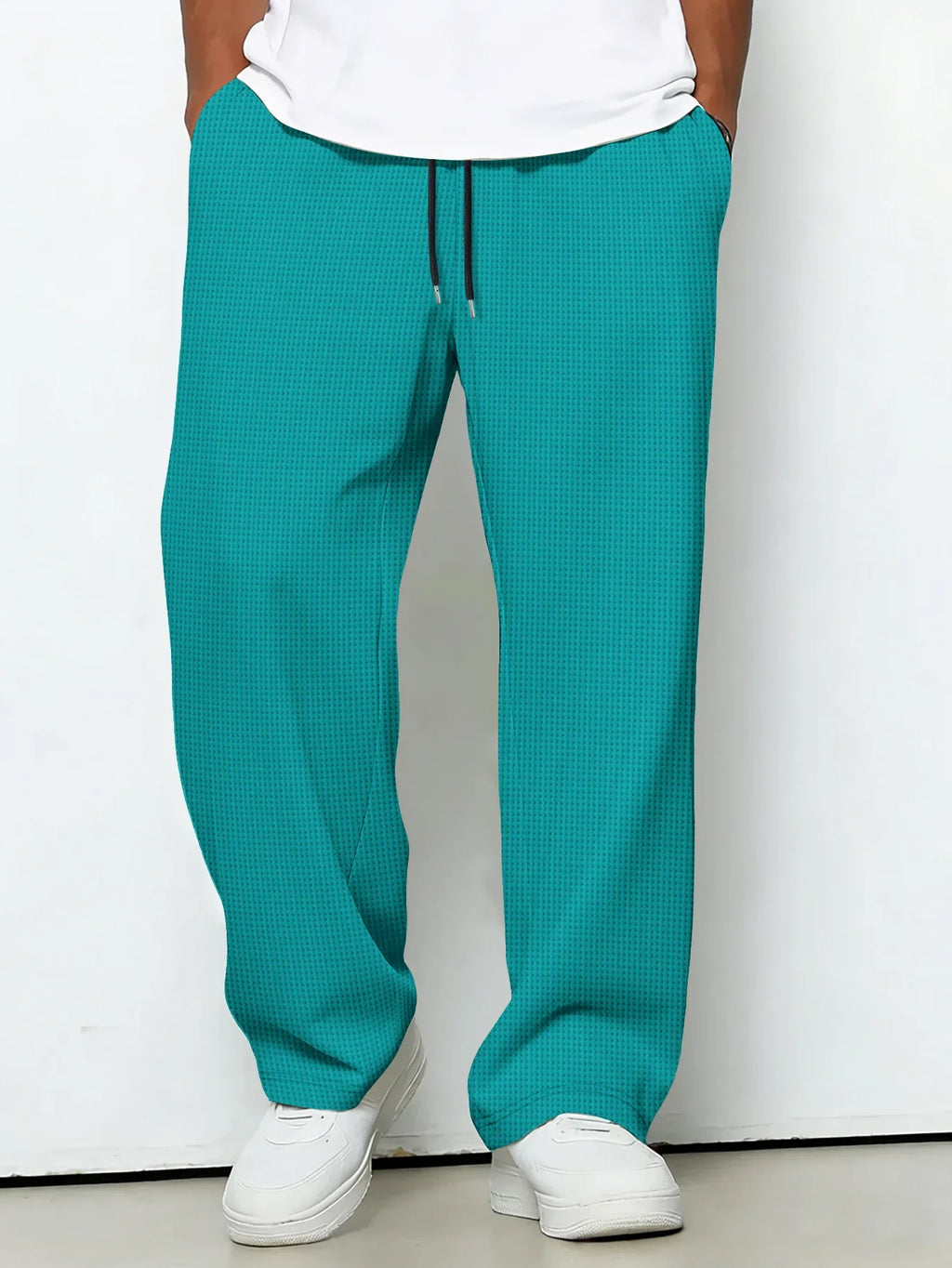 Straight Leg Casual Trousers