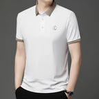 Elegant Dual Tone Polo Shirt
