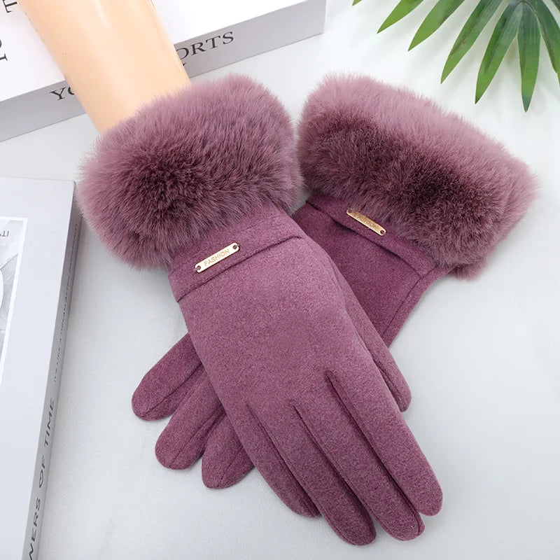 Luxury Plush Touchscreen Gloves