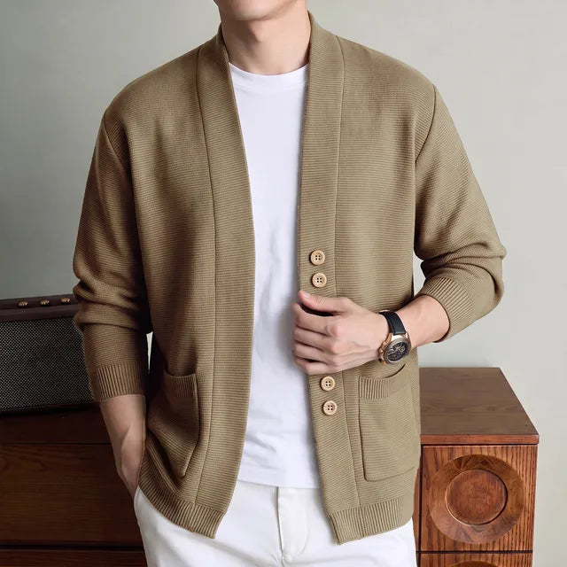 Slim Fit Cardigan Sweater