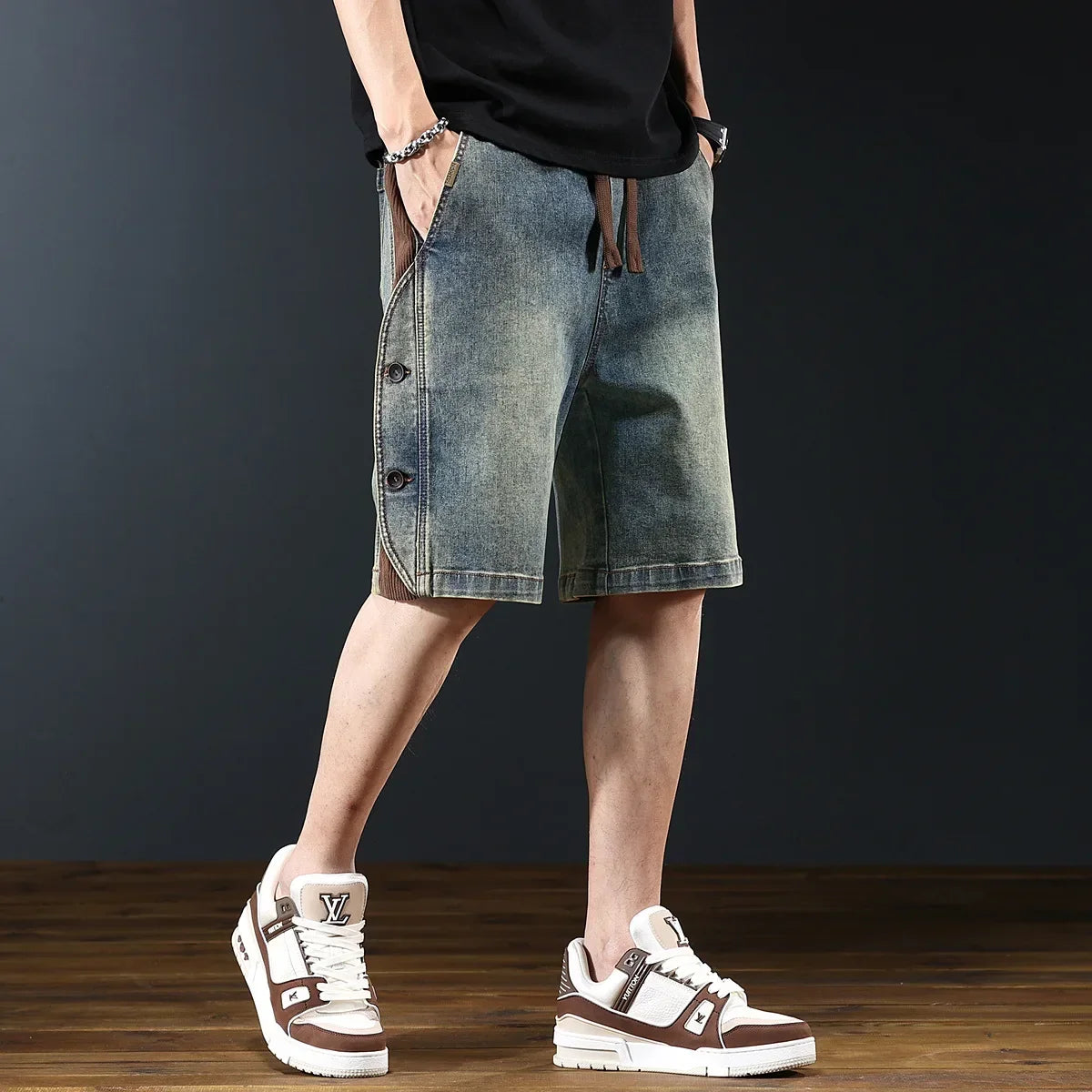 Men's Baggy Denim Jorts