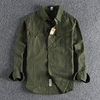 Cotton Cargo Shirt Jacket