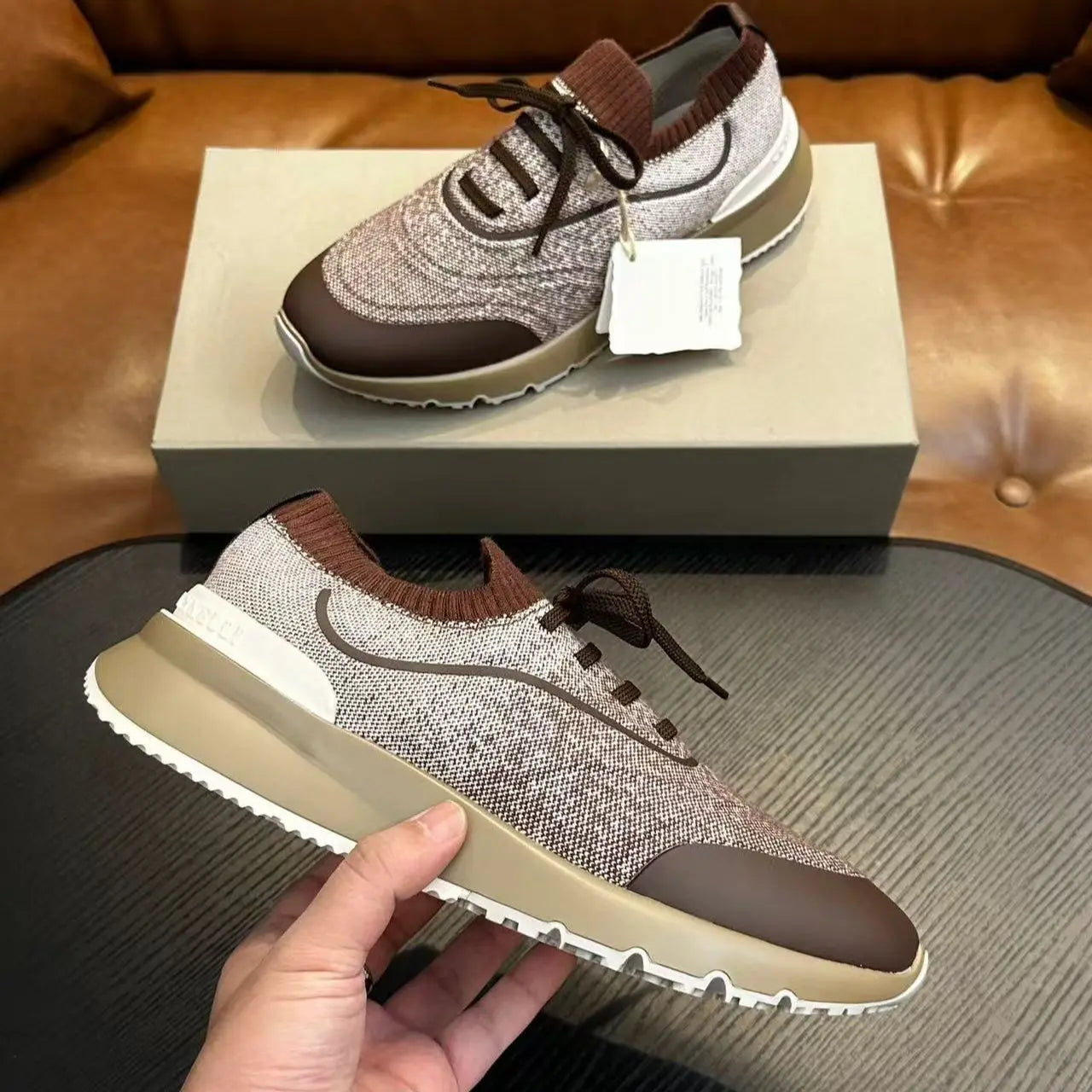 Men's Slip-On Knit Sneakers