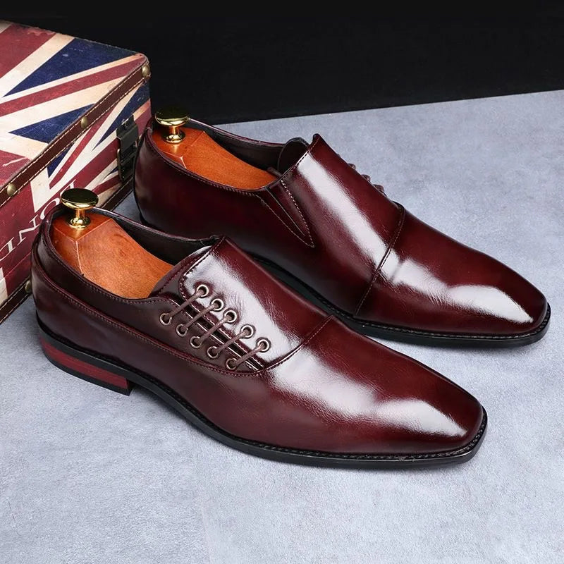 Leather Business Oxford Shoes