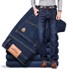 Casual Straight Stretch Jeans