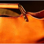 Leather Retro Bucket Bag