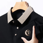 Elegant Dual Tone Polo Shirt