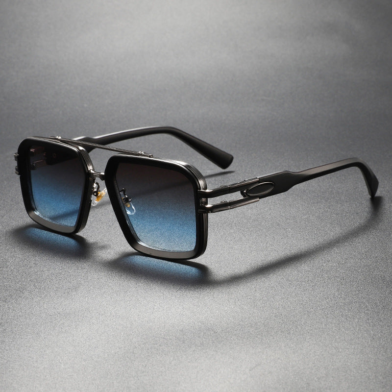 Double Beam Retro Sunglasses