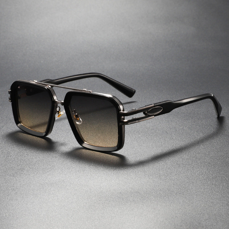 Double Beam Retro Sunglasses