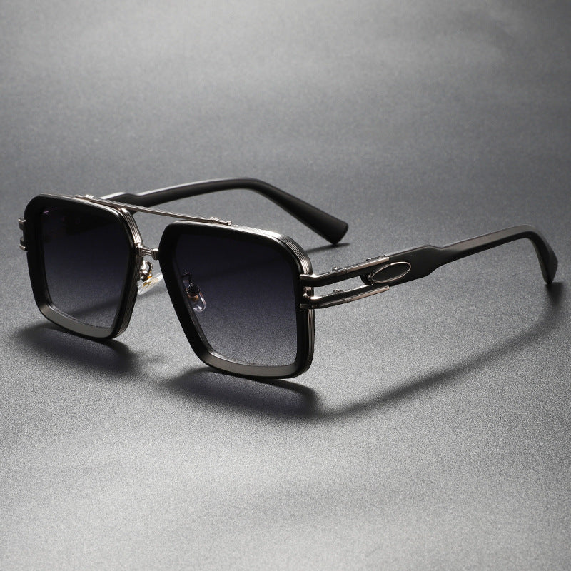 Double Beam Retro Sunglasses