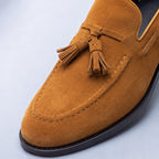 Suede Tassel Driving Loafers