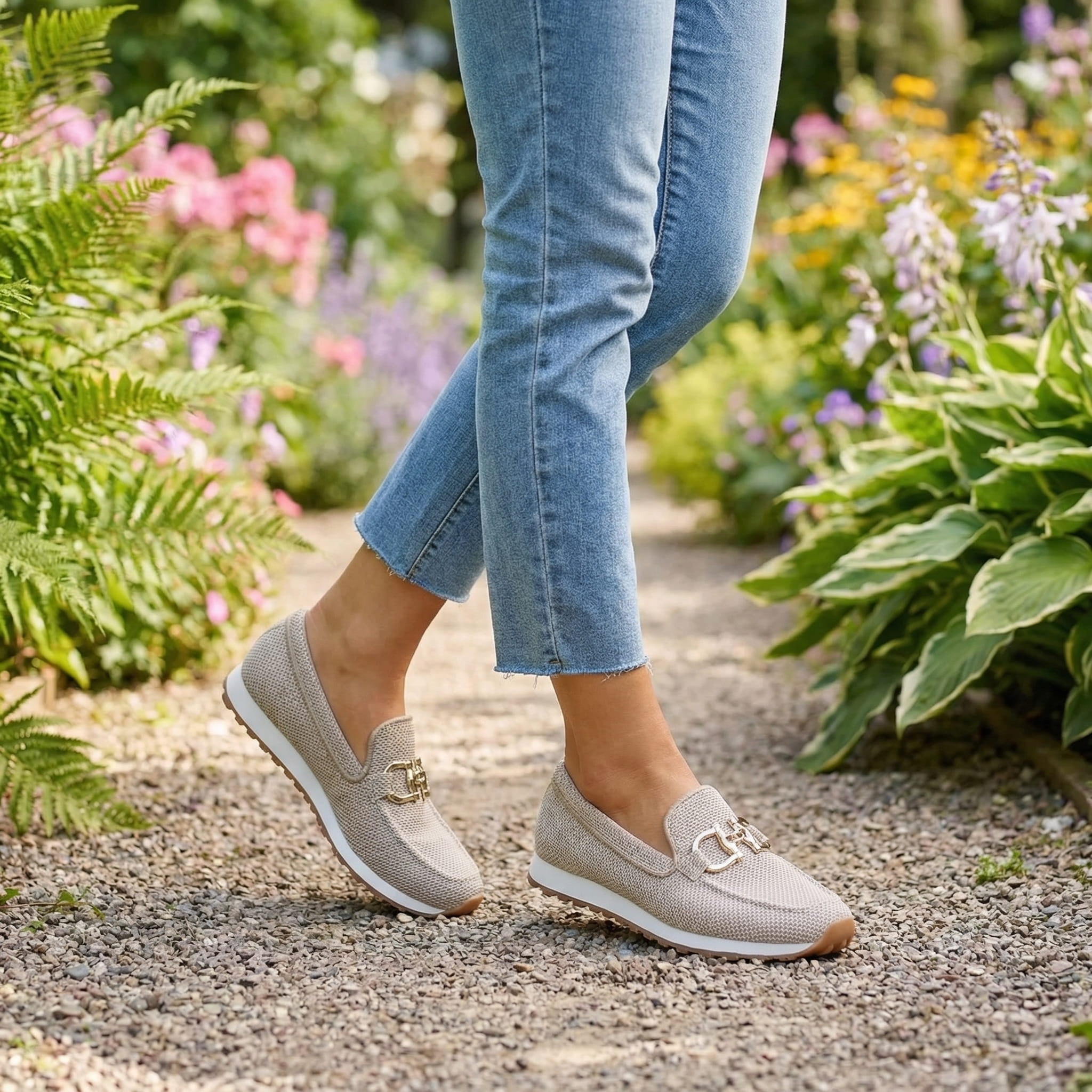 Slip-On Walking Flats