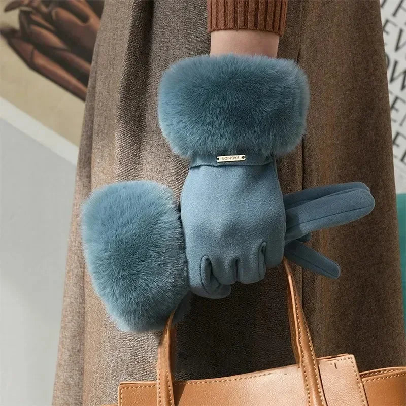 Luxury Plush Touchscreen Gloves