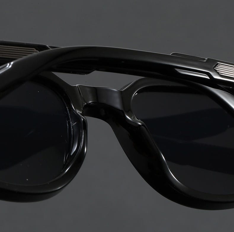 Rivet Square Punk Sunglasses