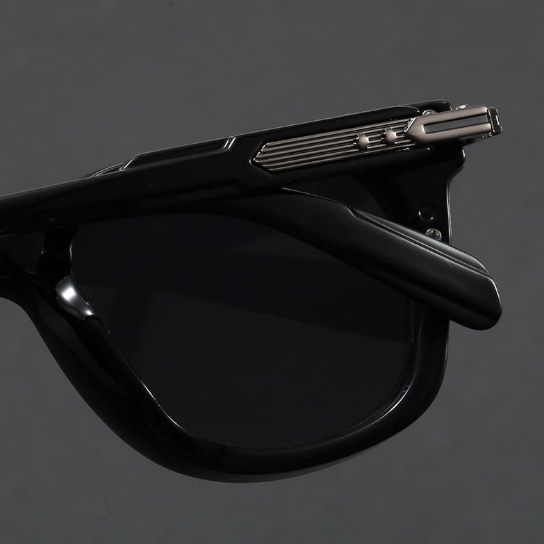 Rivet Square Punk Sunglasses