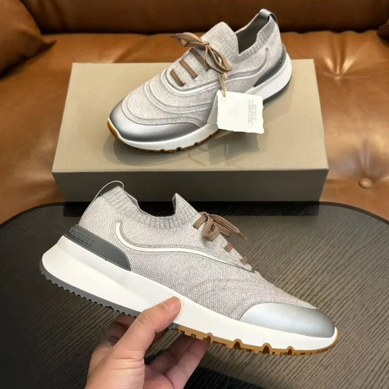 Men's Slip-On Knit Sneakers