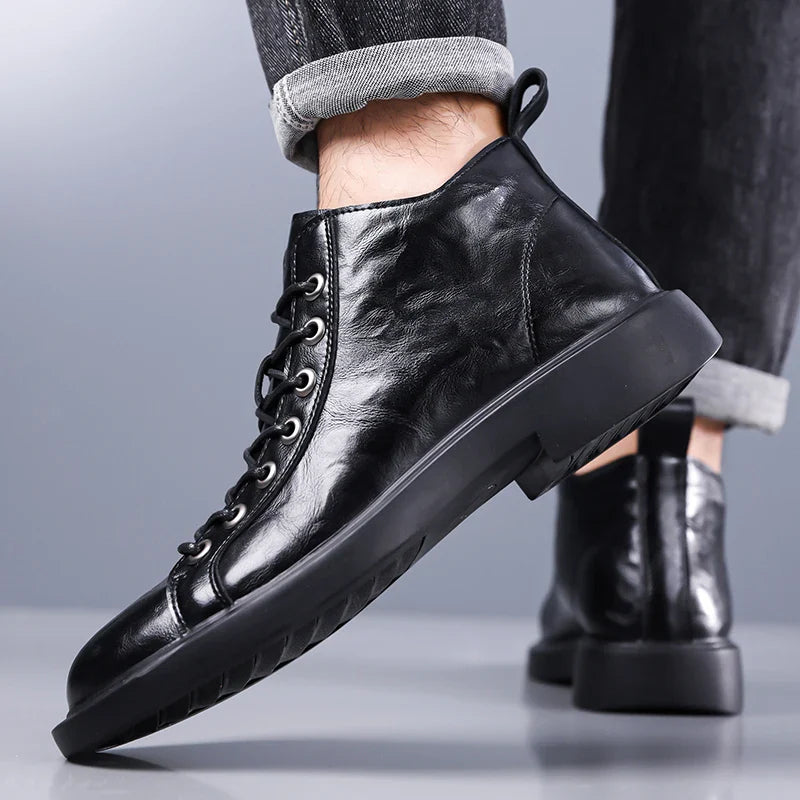 Handmade Leather Casual Boots