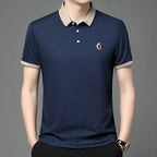Elegant Dual Tone Polo Shirt