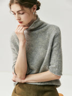 Elegant Half Sleeve Knit