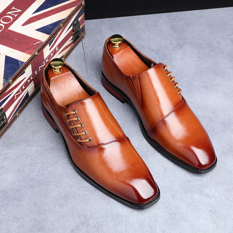 Leather Business Oxford Shoes